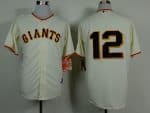 Giants #12 Joe Panik Cream Home Cool Base Stitched Jersey