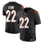 Cincinnati Bengals #22 Geno Stone BLack Vapor Untouchable Limited Stitched Jersey