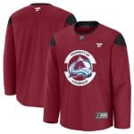 Colorado Avalanche Burgundy 2024-25 Team Practice Stitched Jersey