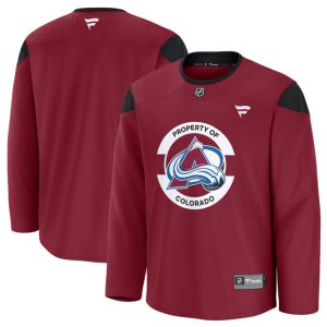 Colorado Avalanche Burgundy 2024-25 Team Practice Stitched Jersey