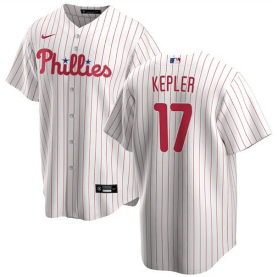 Philadelphia Phillies #17 Max Kepler White 2024 Cool Base Stitched Jersey