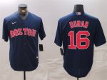 Boston Red Sox #16 Jarren Duran Navy Stitched Jersey