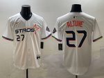 Houston Astros #27 Jose Altuve White 2025 City Connect Limited Stitched Jersey