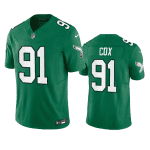 Philadelphia Eagles #91 Fletcher Cox Green 2023 F.U.S.E. Vapor Untouchable Stitched Jersey