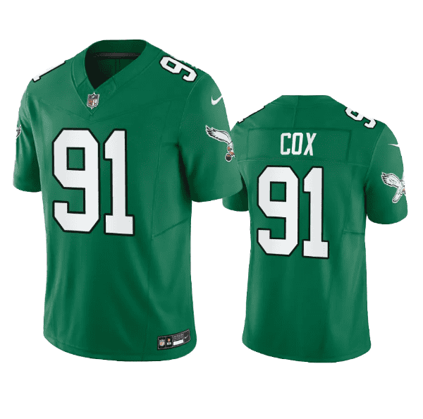 Philadelphia Eagles #91 Fletcher Cox Green 2023 F.U.S.E. Vapor Untouchable Stitched Jersey