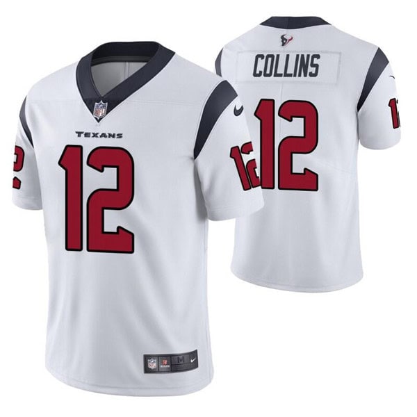 Houston Texans #12 Nico Collins White Vapor Untouchable Limited Stitched Jersey