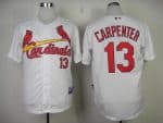 Cardinals #13 Matt Carpenter White Cool Base Stitched Jersey