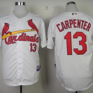 Cardinals #13 Matt Carpenter White Cool Base Stitched Jersey