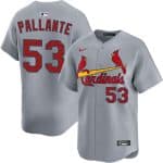 St. Louis Cardinals #53 Andre Pallante Gray 2024 Away Limited Stitched Jersey