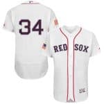 Boston Red Sox #34 David Ortiz Majestic White Fashion Stars Stripes Flex Base Player Stitched Jersey
