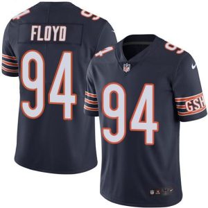 Bears #94 Leonard Floyd Navy Blue Stitched Limited Rush Nike Jersey