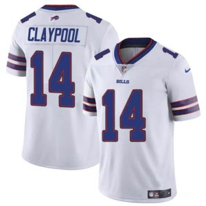 Buffalo Bills #14 Chase Claypool White 2024 Vapor Untouchable Limited Stitched Jersey