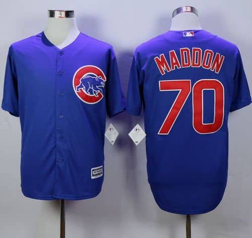 Cubs #70 Joe Maddon Blue New Cool Base Stitched Jersey