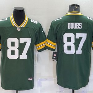 Green Bay Packers #87 Romeo Doubs Green Vapor Untouchable Limited Stitched Jersey