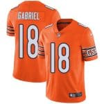 Chicago Bears#18 Taylor Gabriel Orange Vapor Untouchable Limited Stitched Jersey