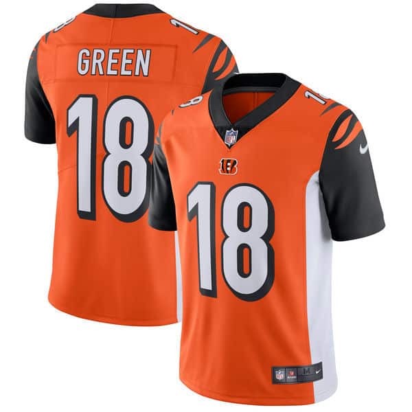 Cincinnati Bengals #18 A.J. Green Nike Orange Vapor Untouchable Limited Stitched Jersey
