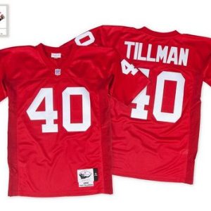 Mitchell And Ness 2000 Cardinals #40 Pat Tillman Red Throwback Stitched Jersey