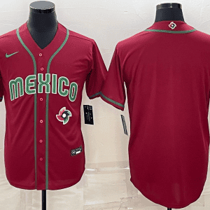 Mexico Blank 2023 Red World Classic Stitched Jersey