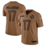 Washington Commanders #17 Terry McLaurin 2023 Brown Salute To Service Limited Stitched Jersey