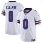 Buffalo Bills #0 Keon Coleman White 2024 Draft Vapor Untouchable Limited Stitched Jersey
