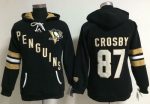 Pittsburgh Penguins #87 Sidney Crosby Black Old Time Heidi NHL Hoodie