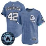 Washington Nationals #42 Jackie Robinson Blue 2025 City Connect Limited Stitched Jersey