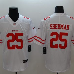 San Francisco 49ers #25 Richard Sherman White Vapor Untouchable Limited Stitched Jersey