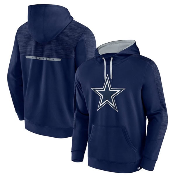 Dallas Cowboys Navy Defender Evo Pullover Hoodie