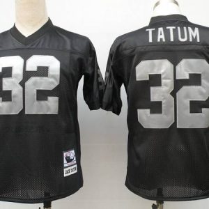 Mitchell And Ness Raiders #32 Jack Tatum Black Stitched Throwback Jersey