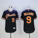 San Franciscoc Giants #9 Matt Williams Black Throwback Flexbase Stitched Jersey