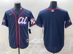 American League New York Yankees Blank Navy 2025 All-Star Edition Limited Stitched Jersey