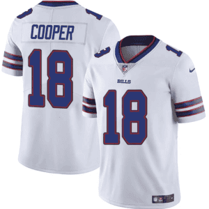 Buffalo Bills #18 Amari Cooper White 2024 Vapor Untouchable Limited Stitched Jersey