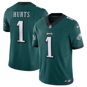 Philadelphia Eagles #1 Jalen Hurts Green 2023 F.U.S.E. Vapor Untouchable Limited Stitched Jersey
