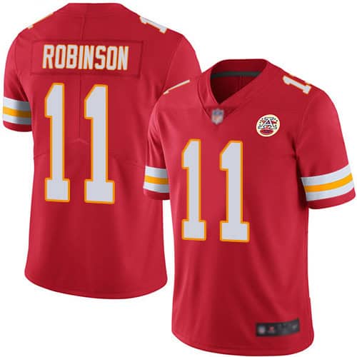 Kansas City Chiefs #11 Demarcus Robinson Red Vapor Untouchable Limited Stitched Jersey