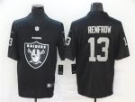 Raiders #13 Hunter Renfrow 2020 Team Big Logo Black Limited Stitched Jersey