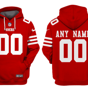 San Francisco 49ers Active Player Custom Red Alternate Pullover Hoodie