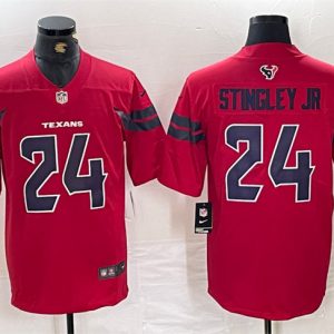 Houston Texans #24 Derek Stingley Jr. Red Vapor Untouchable Football Stitched Jersey