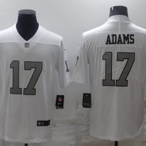 Las Vegas Raiders #17 Davante Adams White Color Rush Limited Stitched Jersey