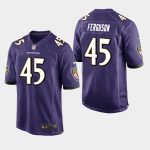 Baltimore Ravens #45 Jaylon Ferguson Purple Jersey