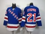 Rangers #21 Derek Stepan Stitched Blue Jersey