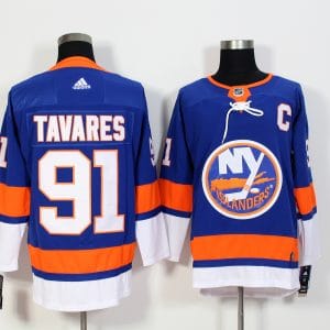 New York Islanders #91 John Tavares Royal Stitched Adidas Jersey