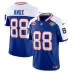 Buffalo Bills #88 Dawson Knox Blue White 2023 F.U.S.E. 75th Anniversary Throwback Vapor Untouchable Limited Stitched Jersey