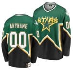 Dallas Stars Custom Name Number Size Green Heritage Premier NHL Stitched Jersey