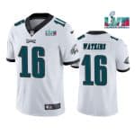 Philadelphia Eagles #16 Quez Watkins White Super Bowl LVII Vapor Untouchable Limited Stitched Jersey
