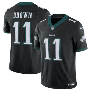 Philadelphia Eagles #11 A.J. Brown Black 2023 F.U.S.E. Vapor Untouchable Limited Stitched Jersey
