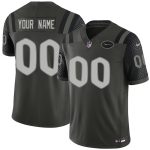 New York Jets Custom Black 2025 F.U.S.E. ¡°Rivalries¡± Vapor Limited Stitched Jersey
