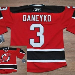 Devils #3 Ken Daneyko Stitched Red Jersey