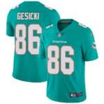 Miami Dolphins #86 Mike Gesicki Aqua Green Vapor Untouchable Limited Stitched Jersey