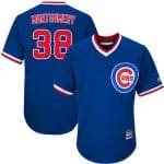 Cubs #38 Mike Montgomery Blue Flexbase Authentic Collection Cooperstown Stitched Jersey