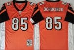 Cincinnati Bengals #85 Chad Ochocinco Orange Throwback Stitched Jersey
